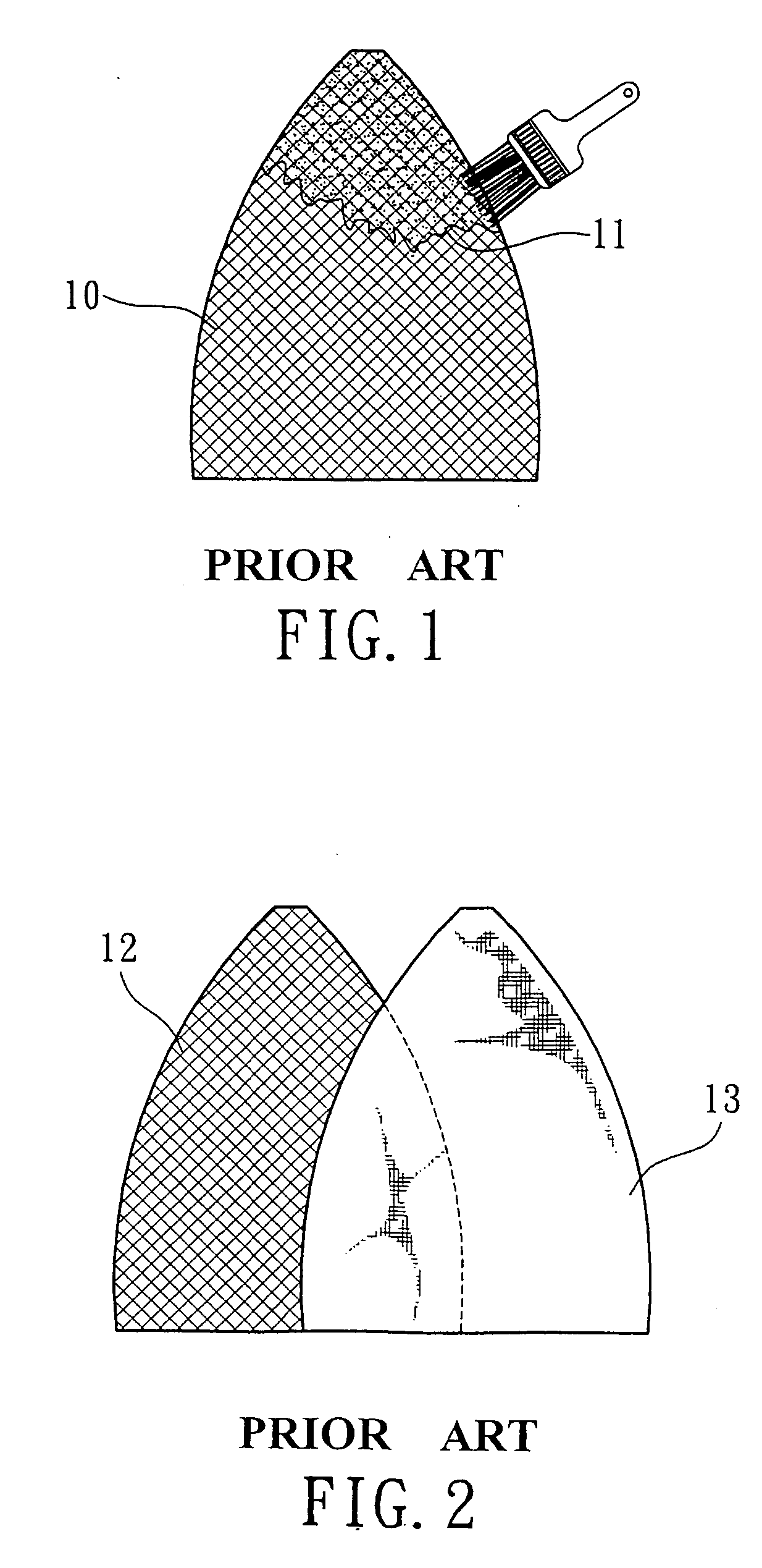 Method for stiffening headgear