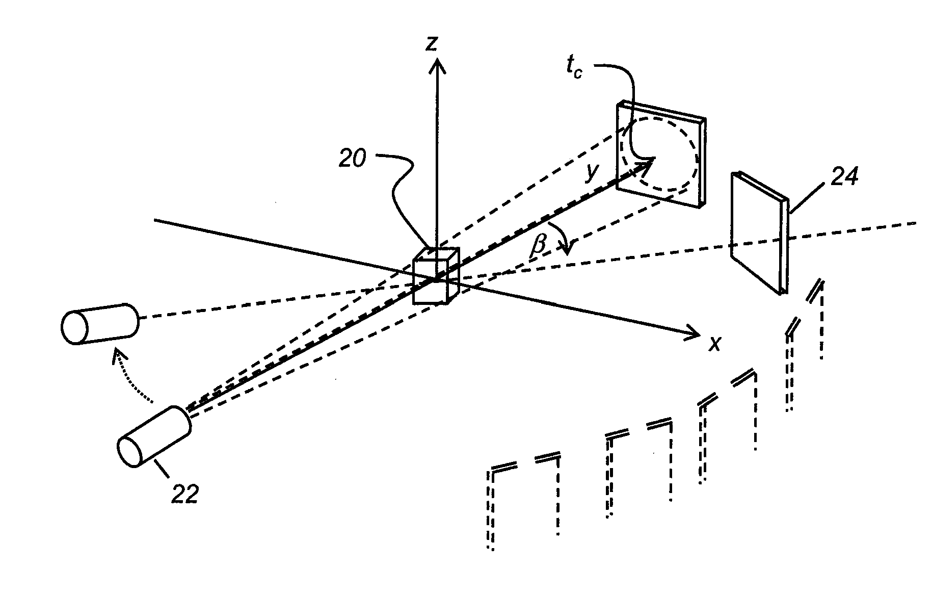 Noise suppression in cone beam ct projection data