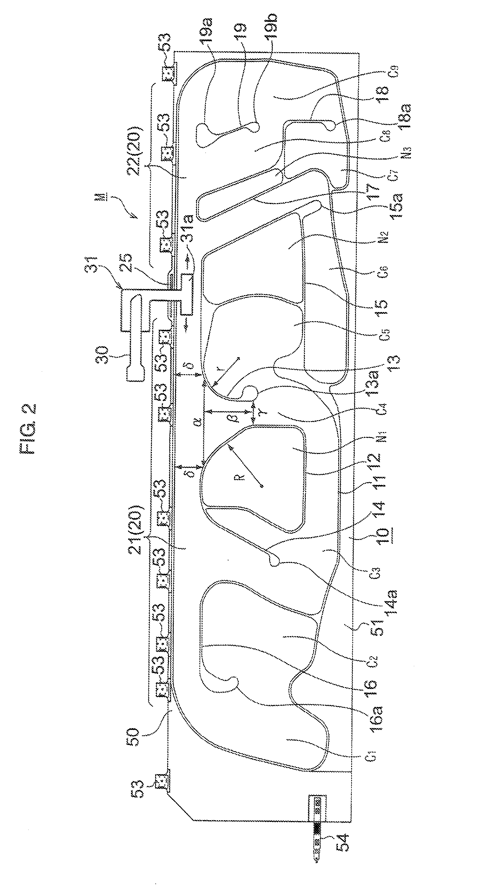 Curtain airbag system