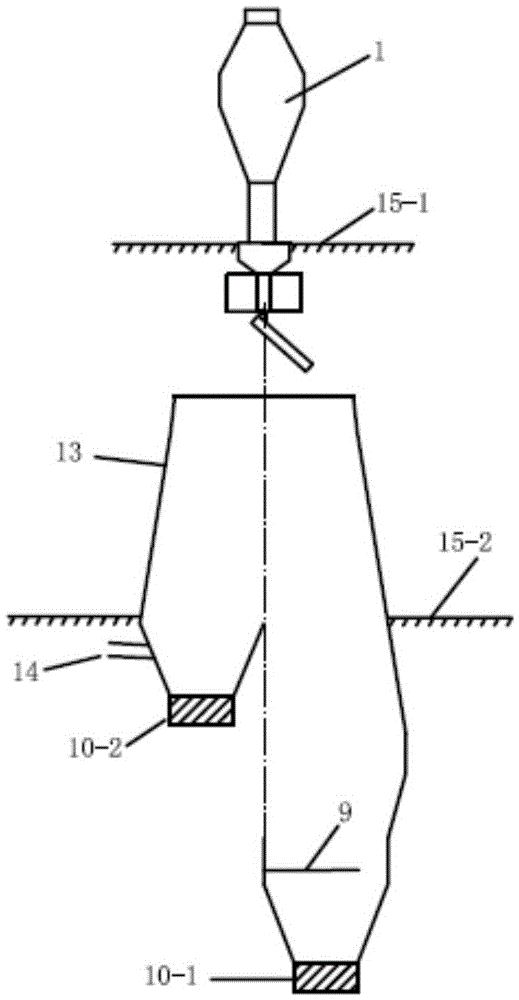 An experimental system for simulating blast furnace bellless merging and distributing of tanks