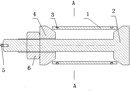 Tensioner for repairing lined oil pipe and its repairing process