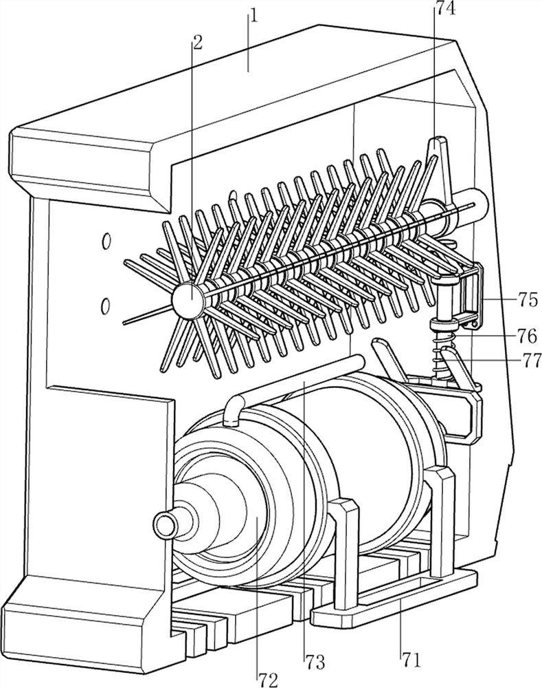 Automatic test tube cleaning device for clinical laboratory