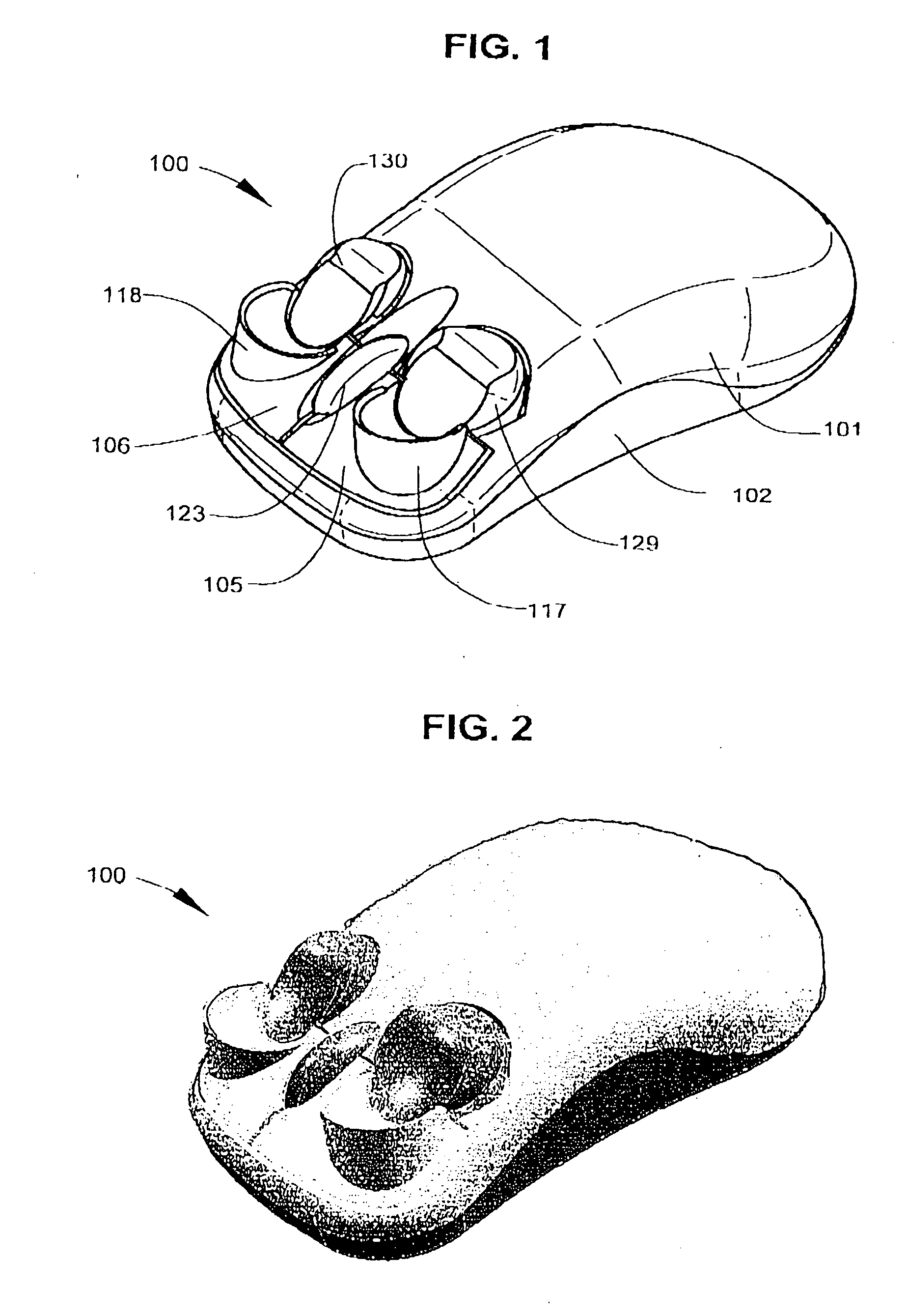 Computer input device with ergonomically formed and positioned actuators