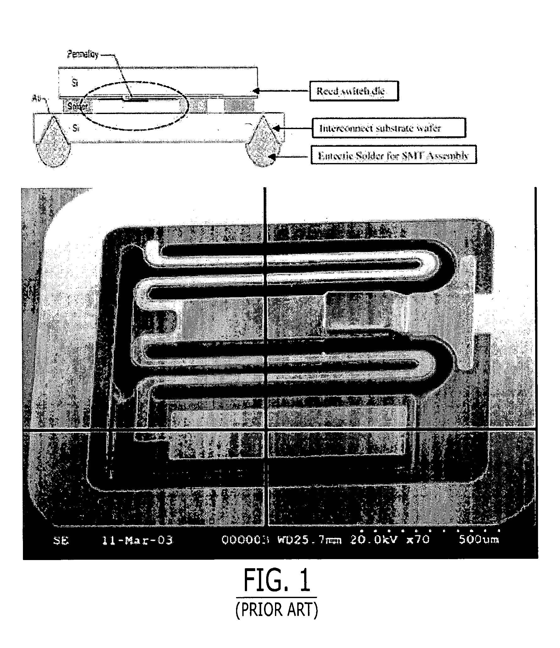 Microelectromechanical magnetic switches having rotors that rotate into a recess in a substrate