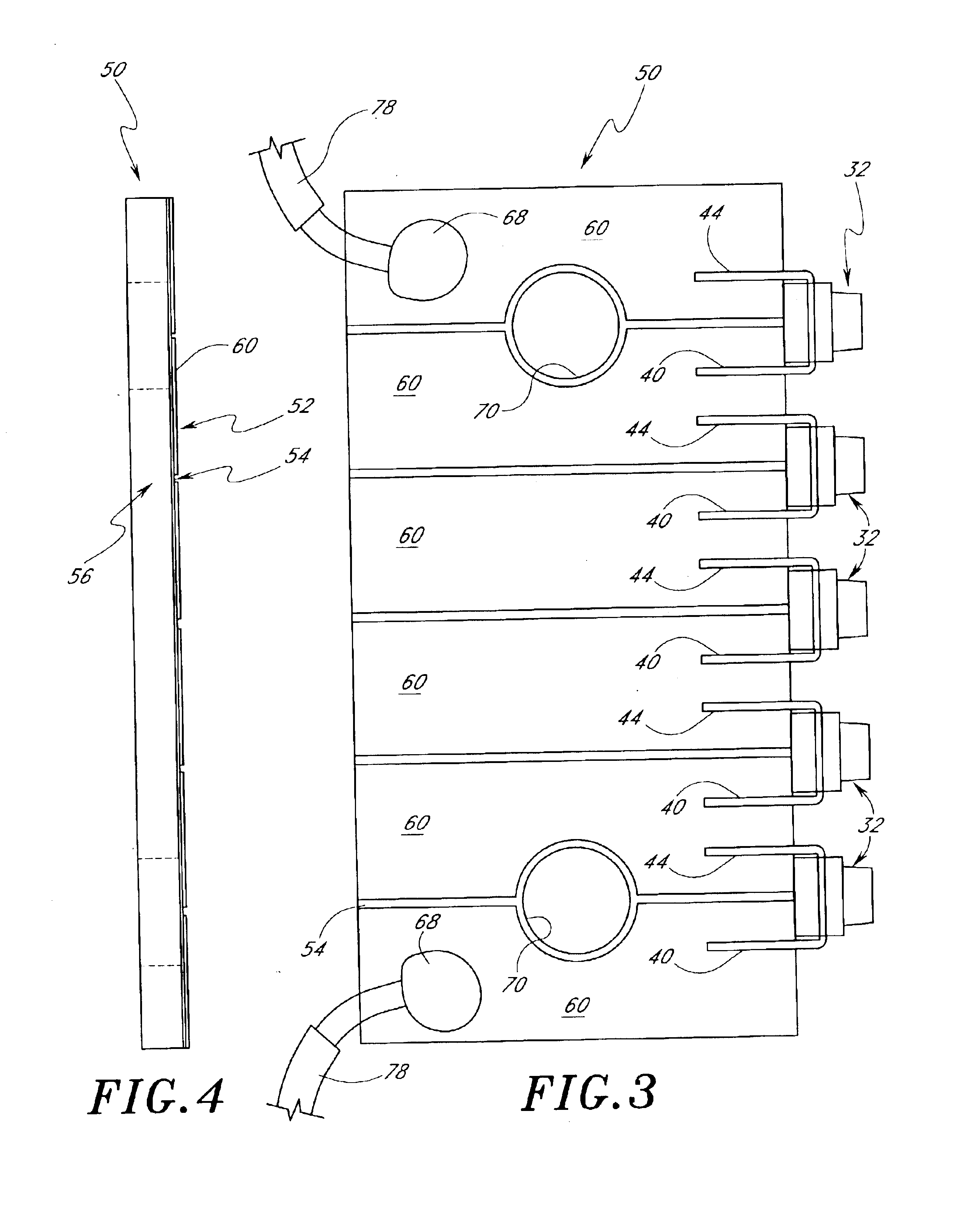 Modular mounting arrangement and method for light emitting diodes