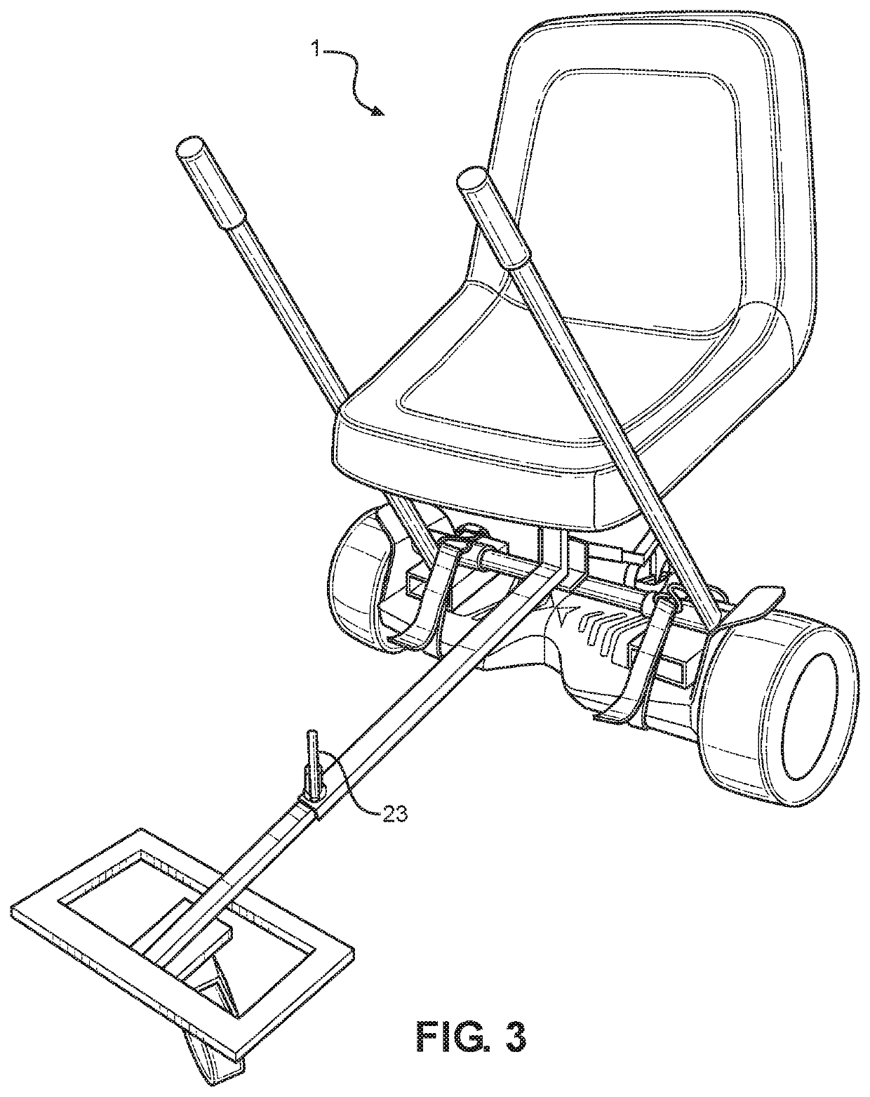 Wheelchair frame assembly