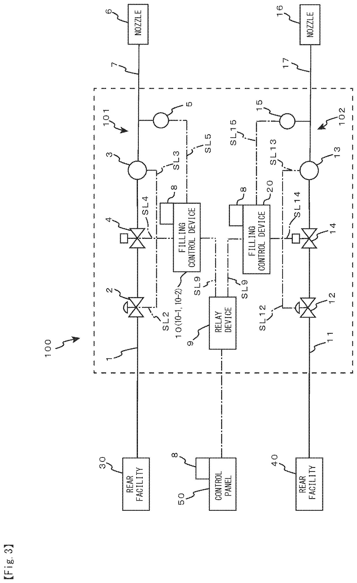 Hydrogen filling apparatus