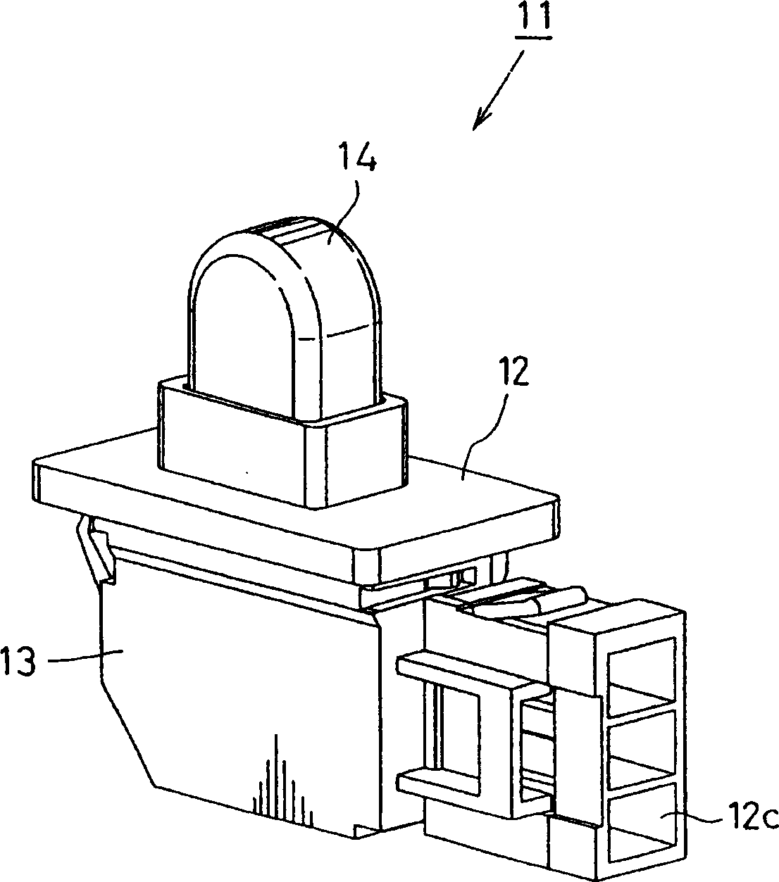 Switch, botton switch and rotation switch