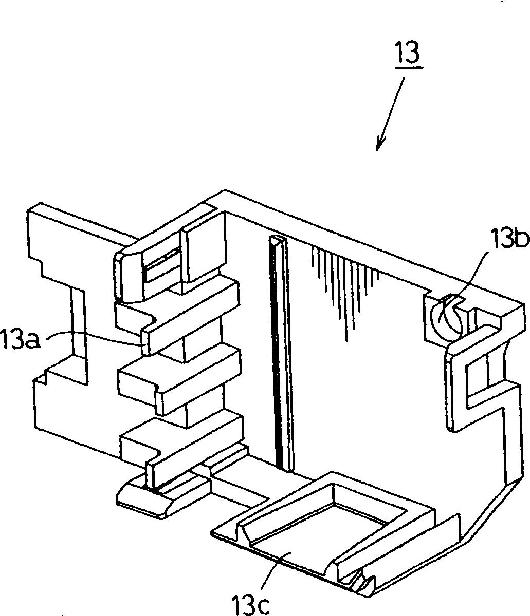 Switch, botton switch and rotation switch