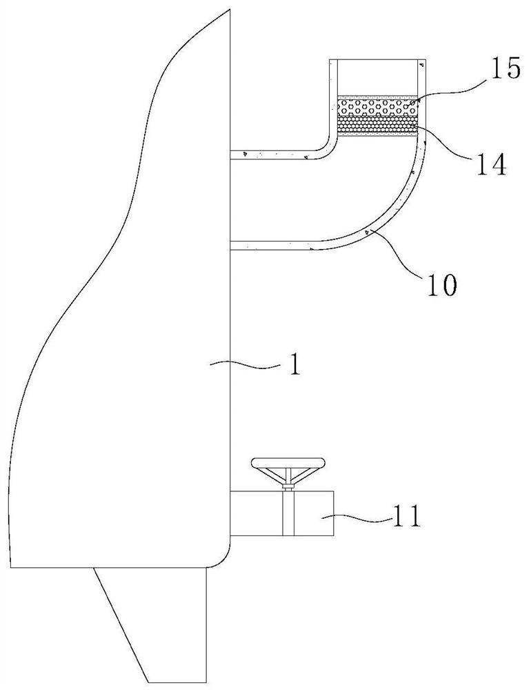 Excrement treatment device for medical care