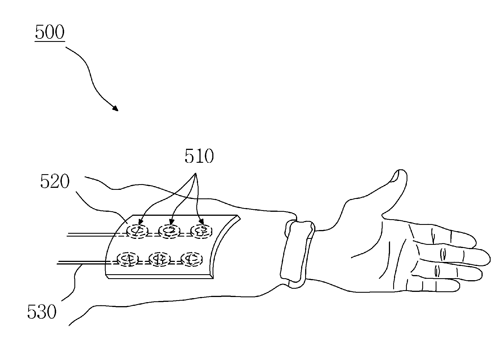 Fabric type input device