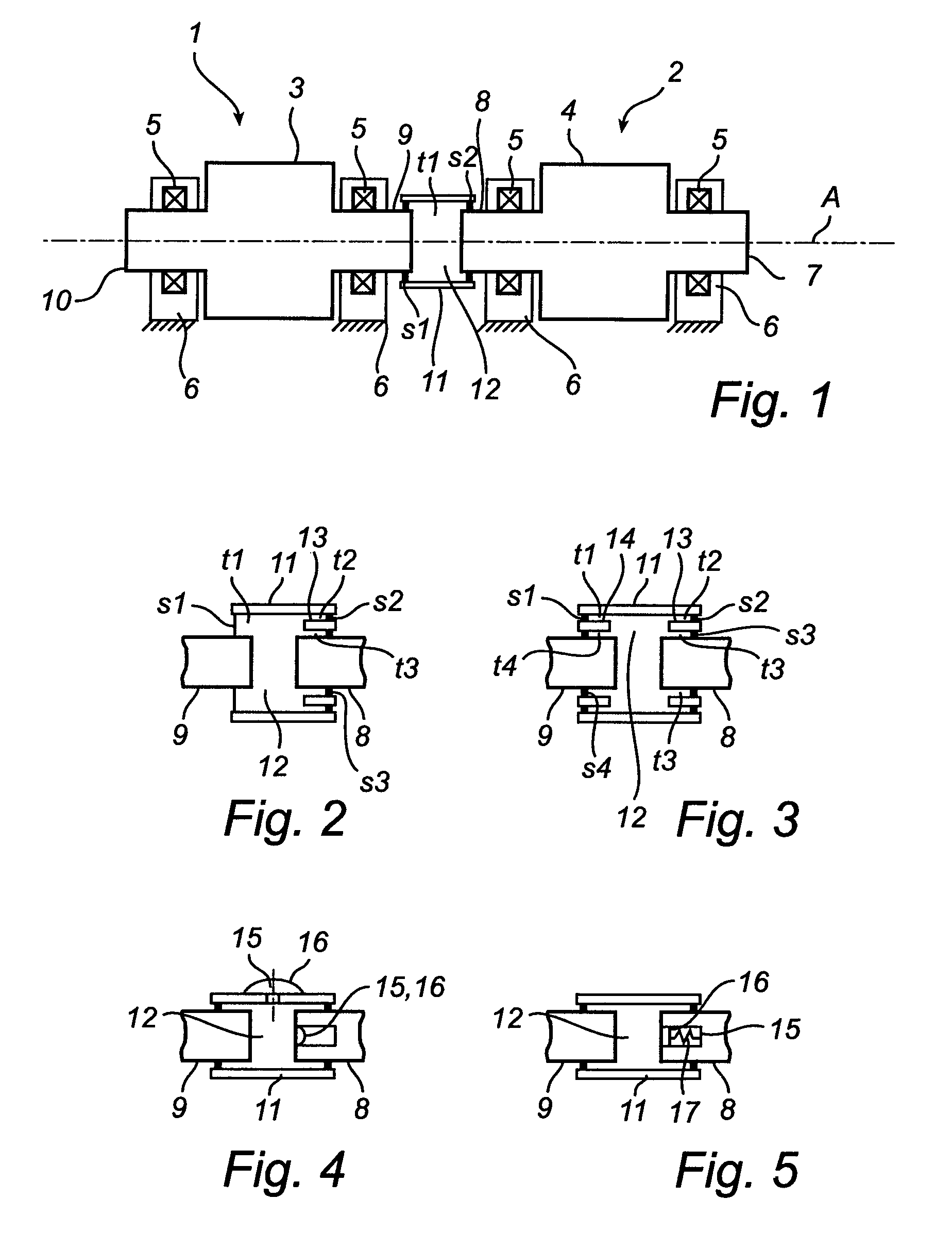 Roll line in a continuous caster