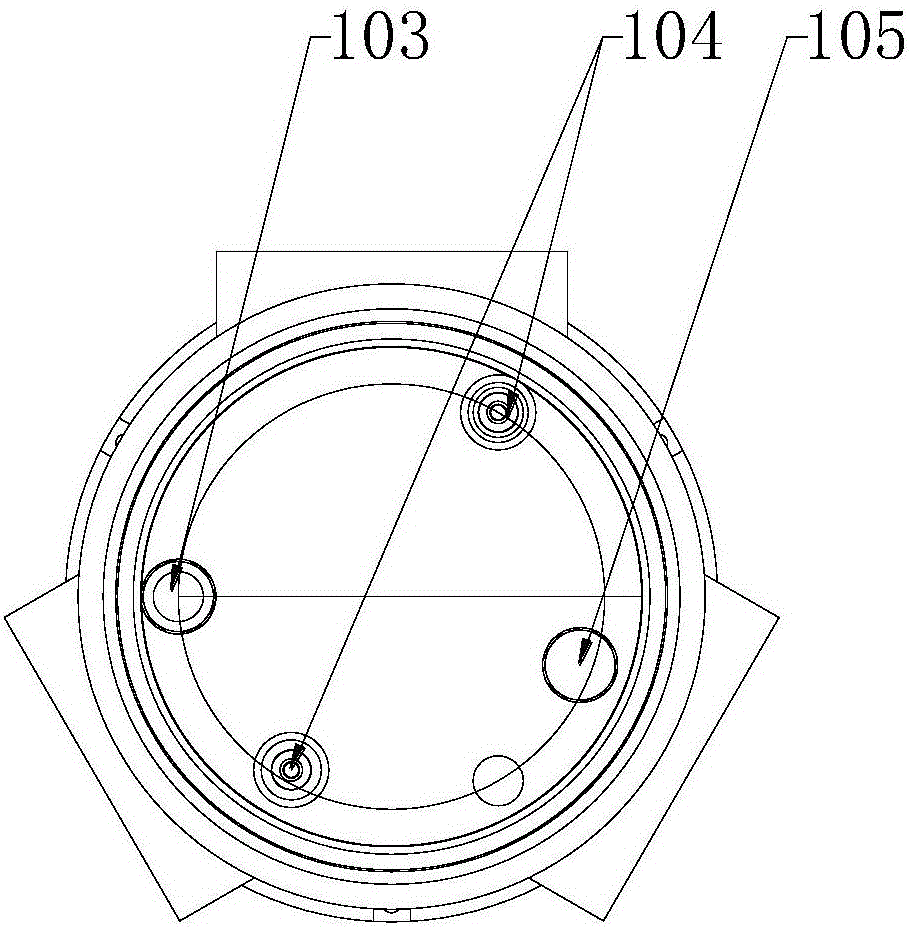 Self-adaptive buoyancy micro-calibrating collecting and distributing system for deep-sea underwater robot