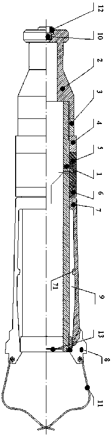 A non-slip automatic liquid discharge throttle