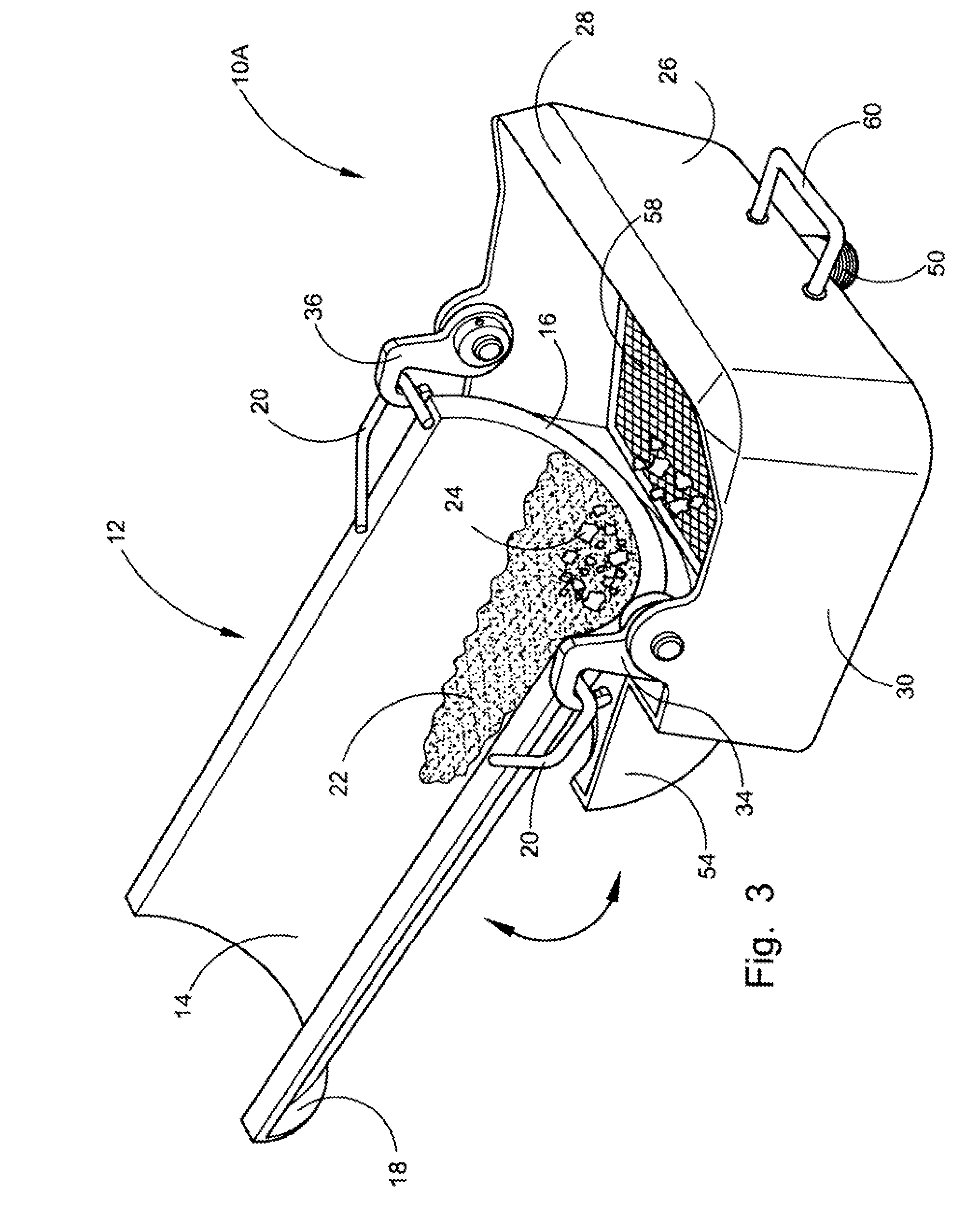 Cement slurry collection chute basin