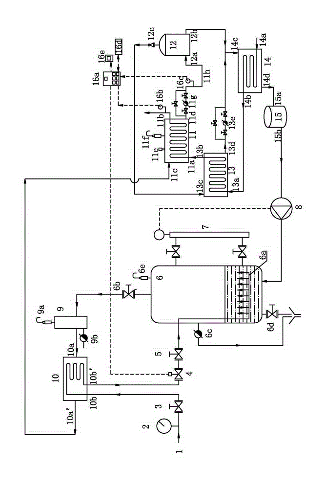 Outer drying steam triple-effect heat exchange system