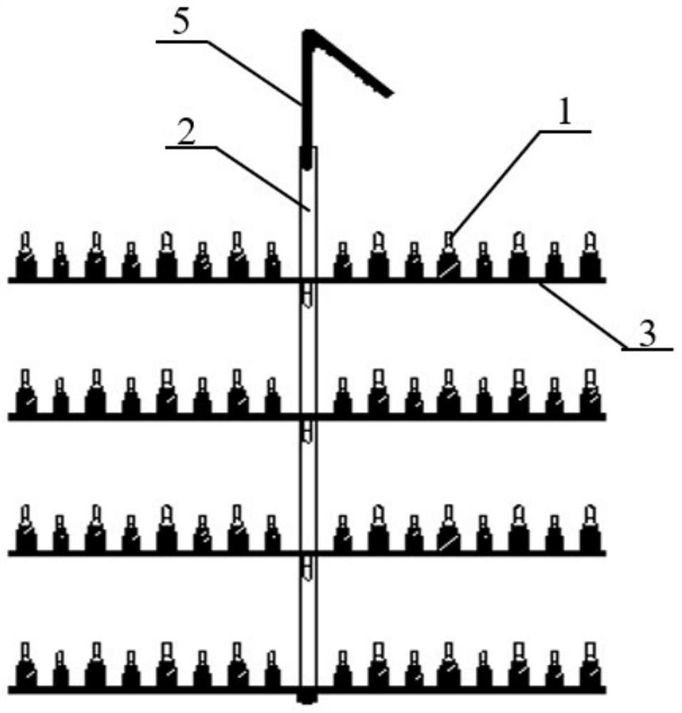 Nut part partitioned surface processing device and method