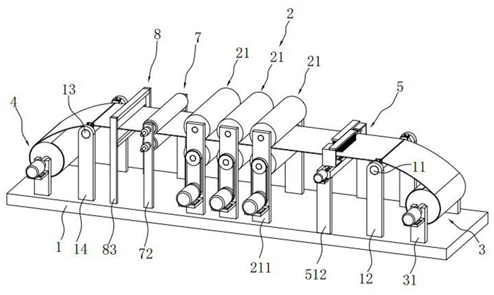 Cold rolling mill for steel belt machining and cold rolling process