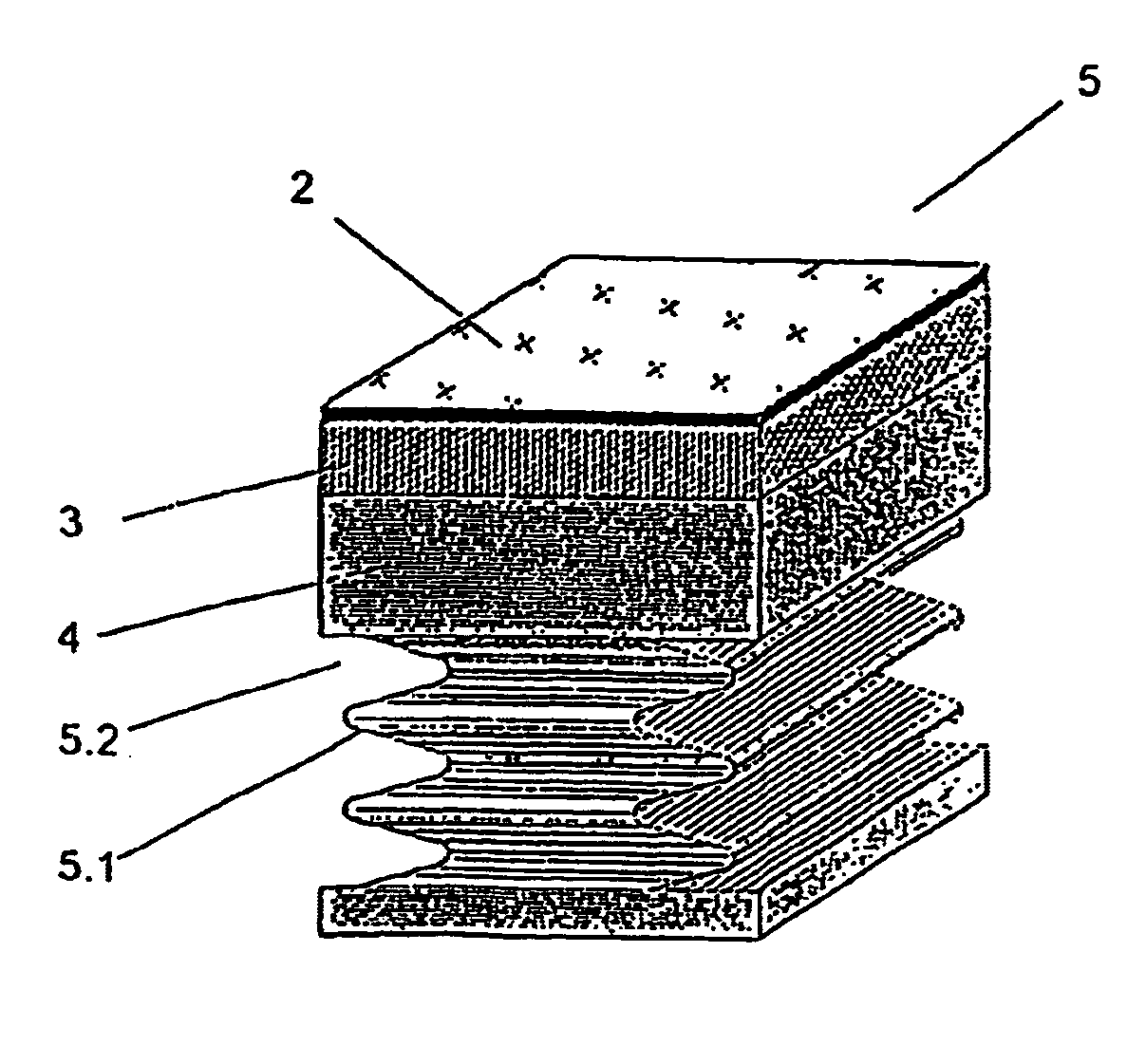 Foam spring mattress