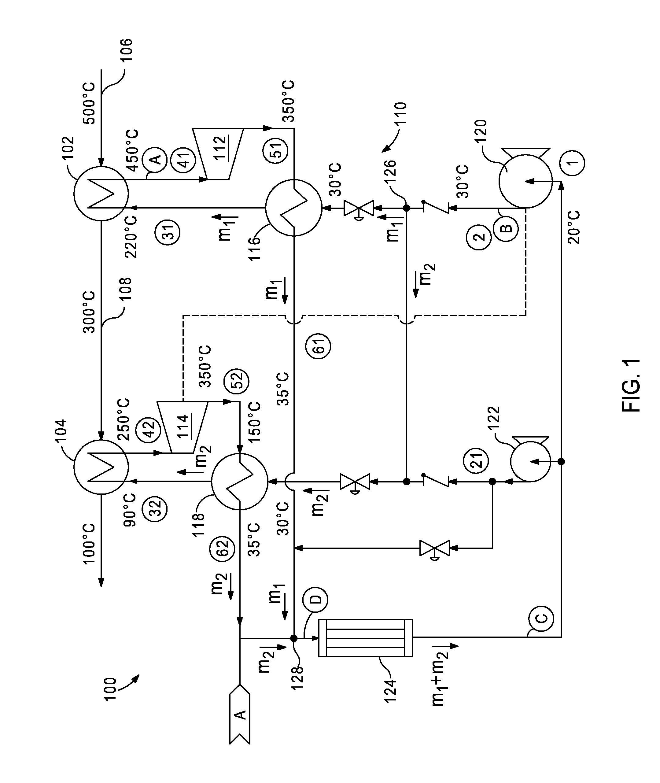 Parallel cycle heat engines