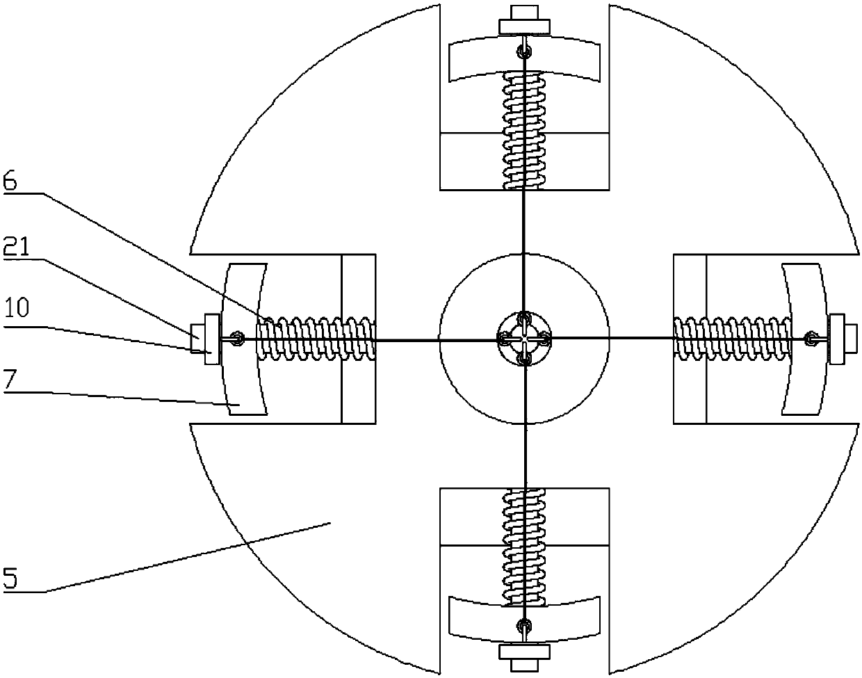 Coil opening device