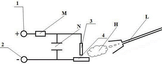 A kind of preparation method of titanium-based amorphous coating on the surface of titanium alloy