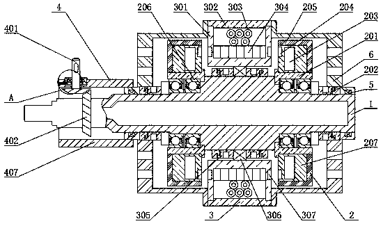 Yoke-free split disc type motor