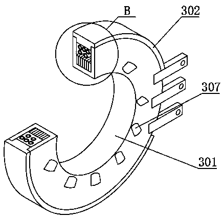 Yoke-free split disc type motor