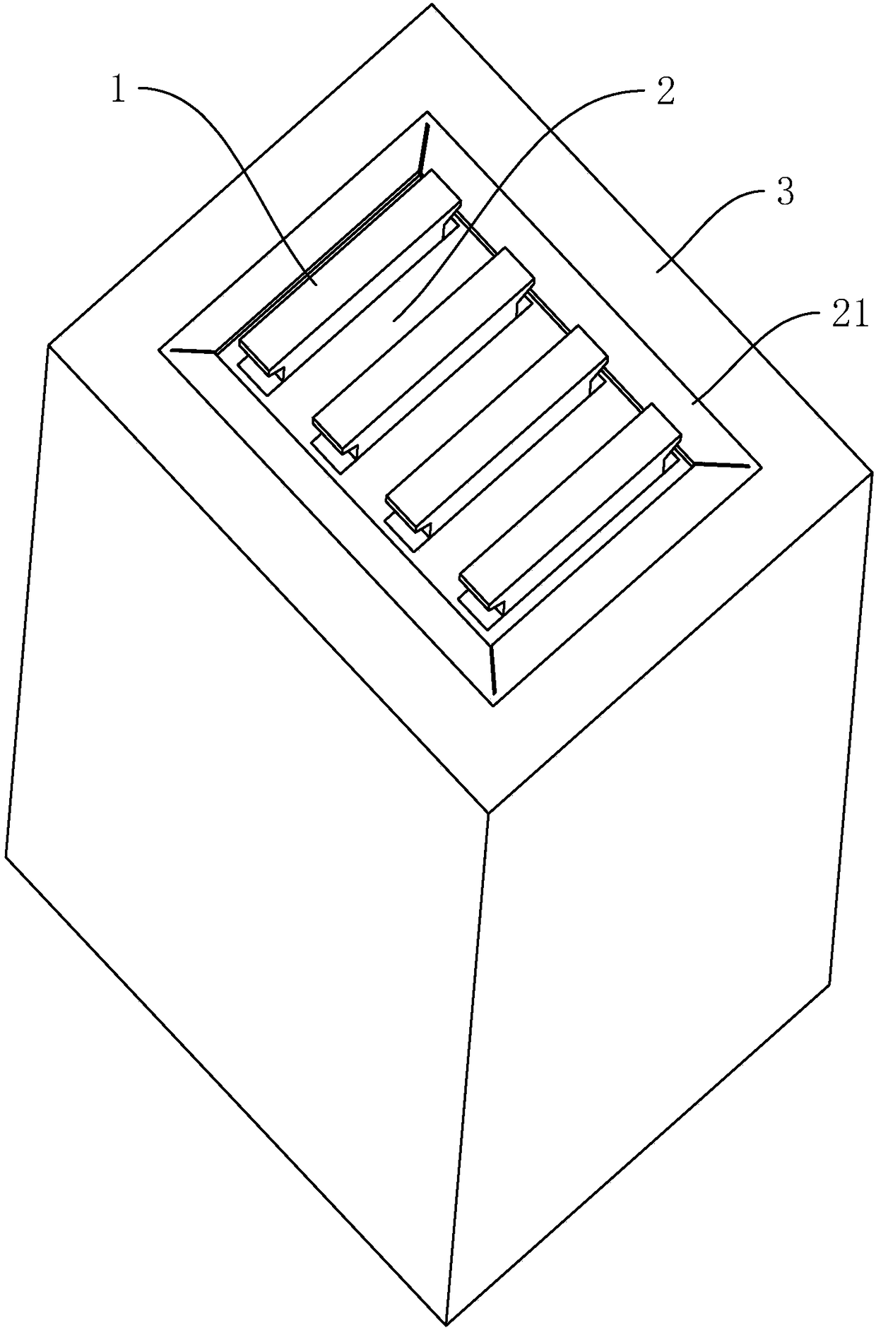 Busway for pouring and production method thereof