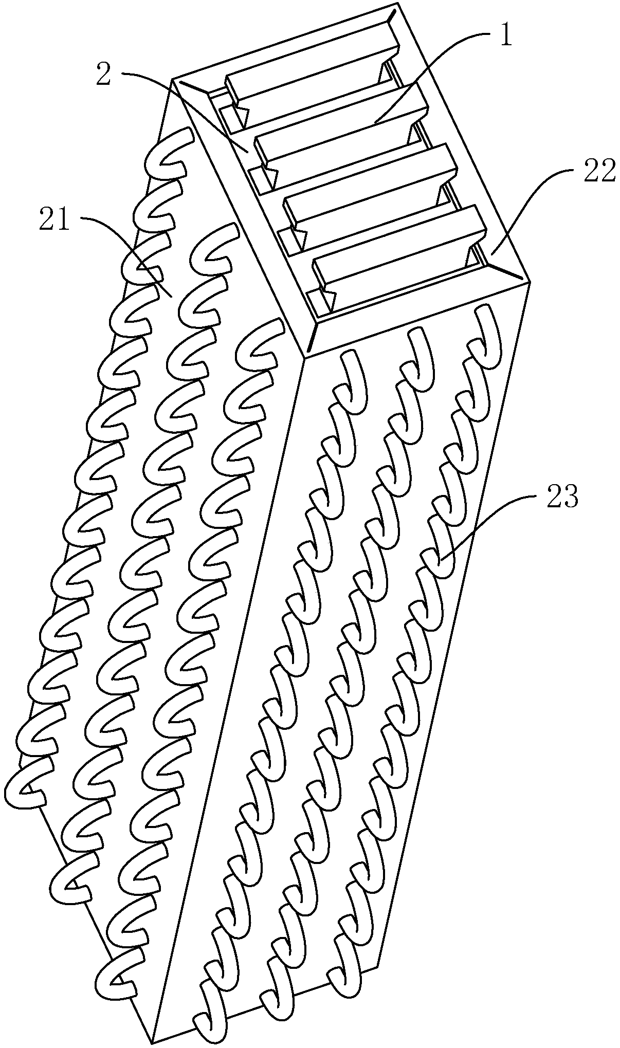 Busway for pouring and production method thereof