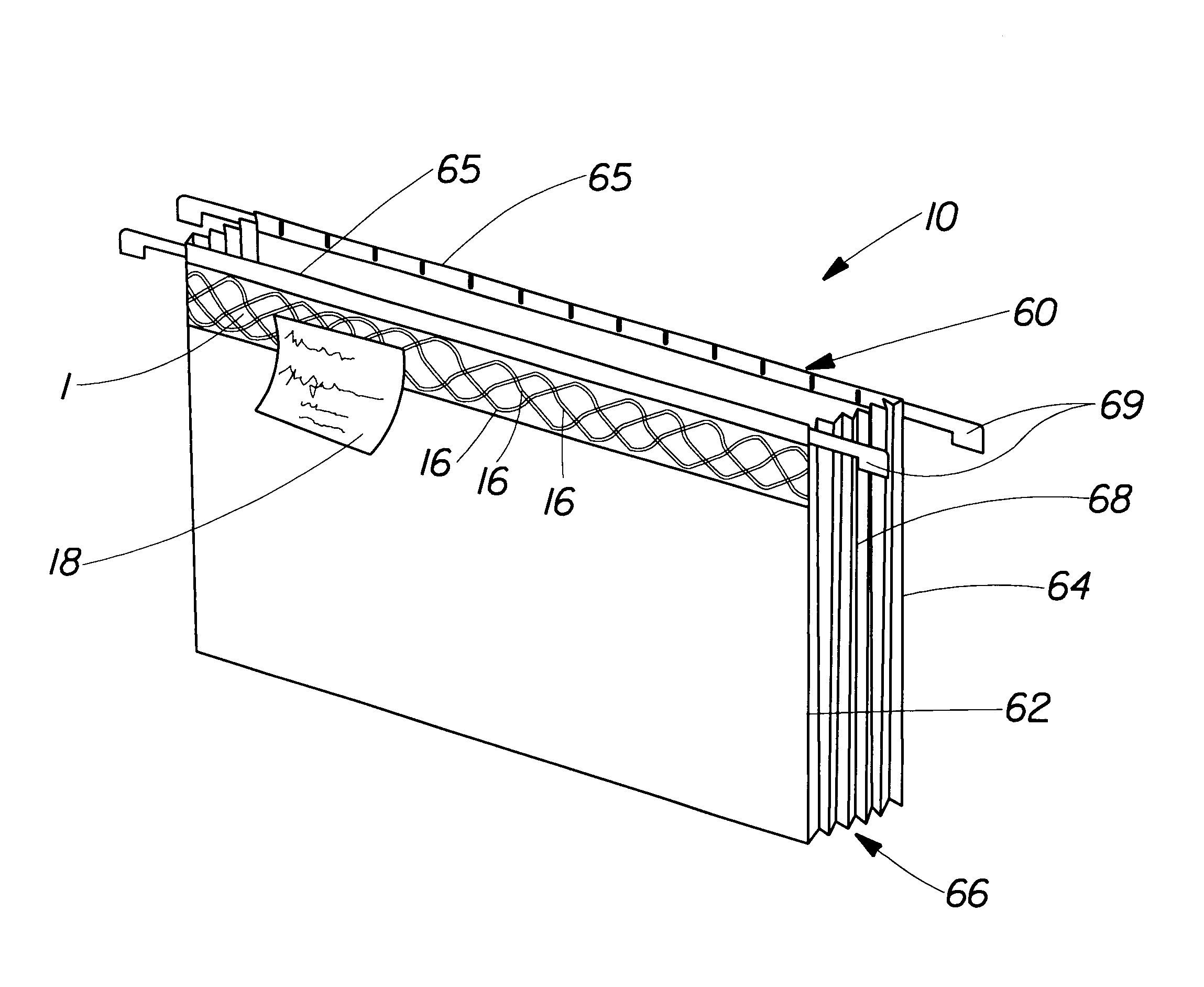 Methods for making slip resistant file folders