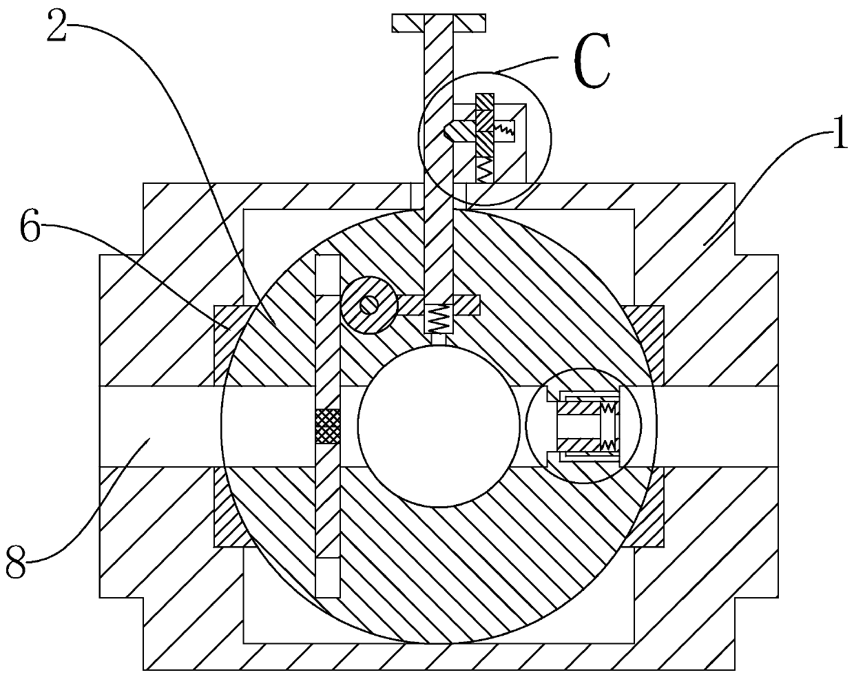 Safety throttling ball valve