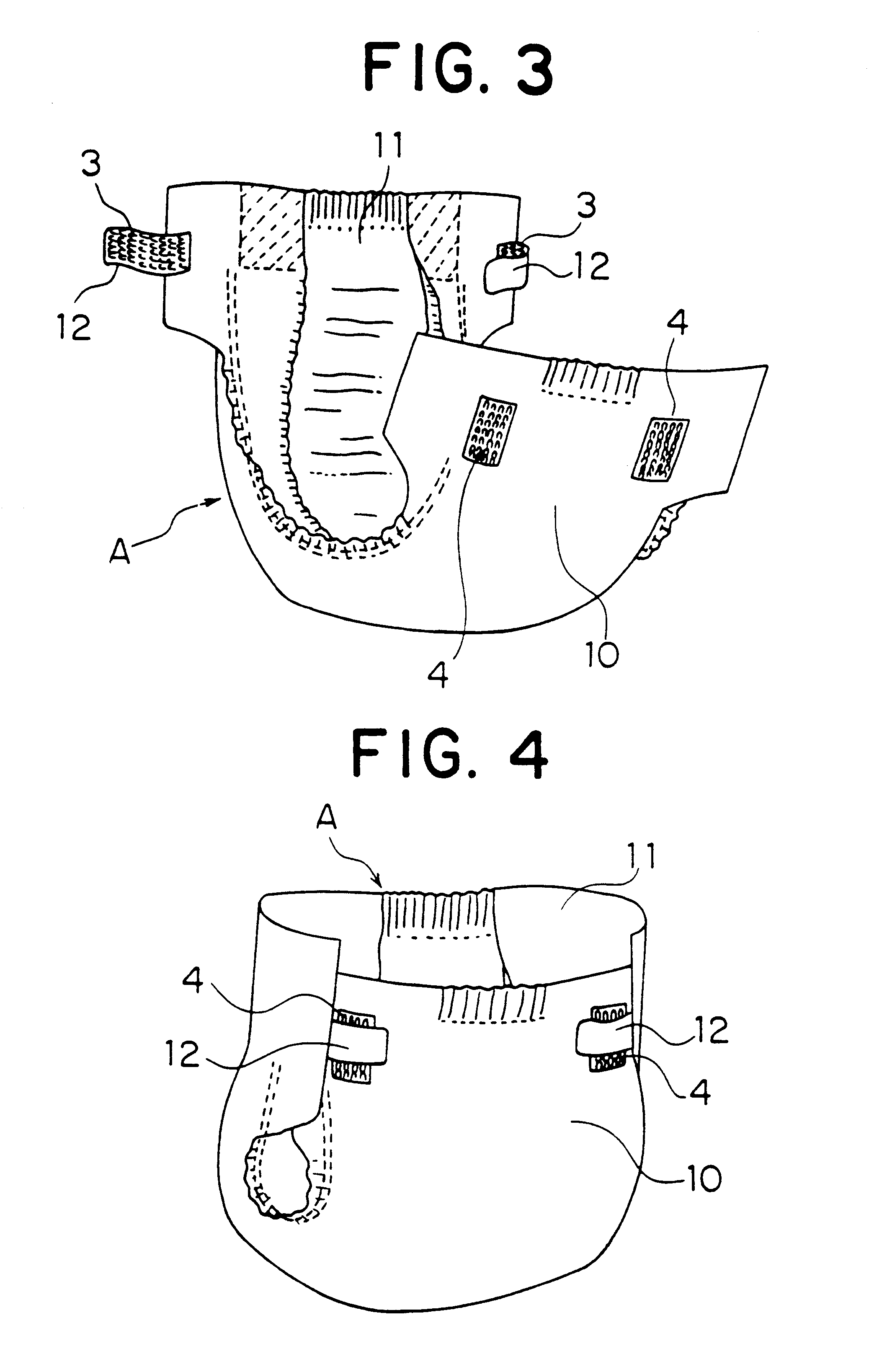 Surface fastener and paper diaper using the surface fastener