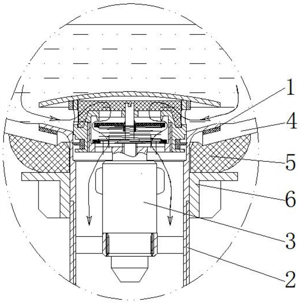 Drainer with overflow function