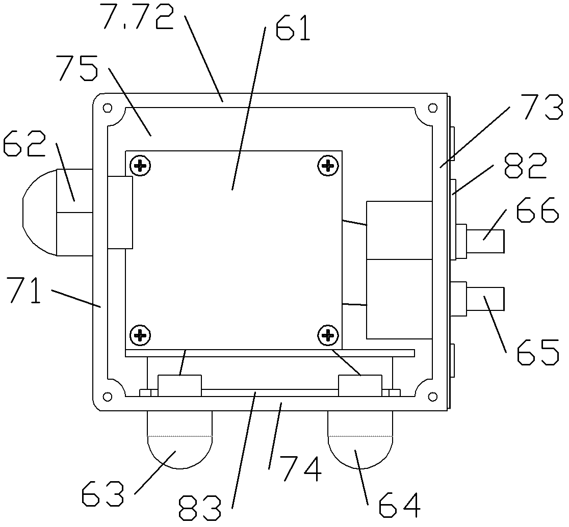 Surrounding rock separation layer displacement monitor