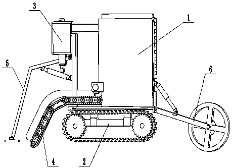 Automatic road floor tile laying equipment