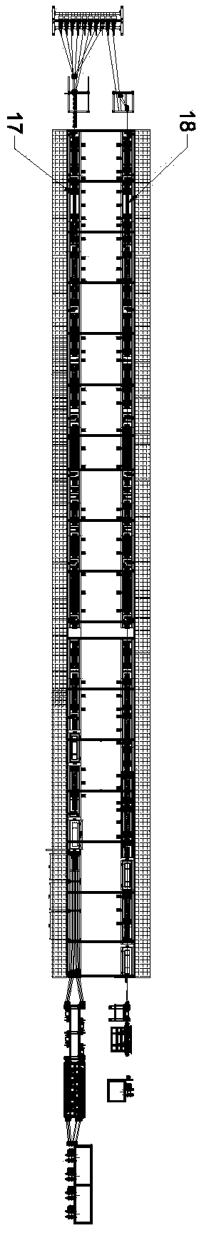 Ultra-fine wire continuous electroplating automatic production line