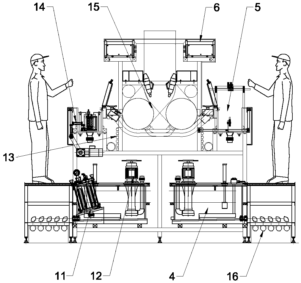 Ultra-fine wire continuous electroplating automatic production line