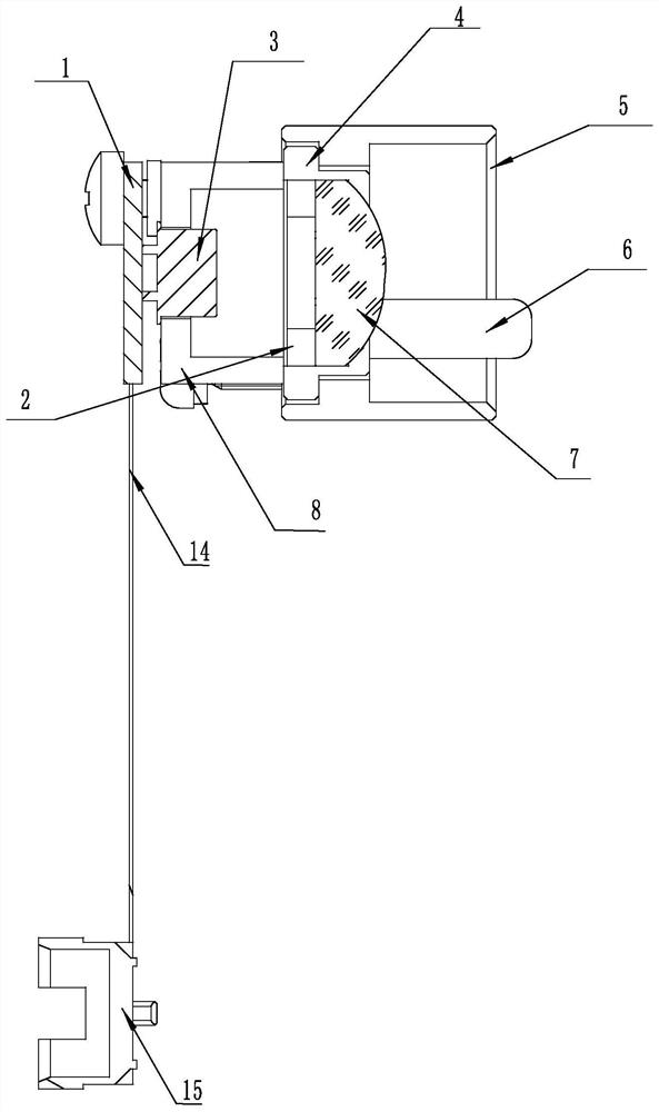 A wireless optical communication connector between boards