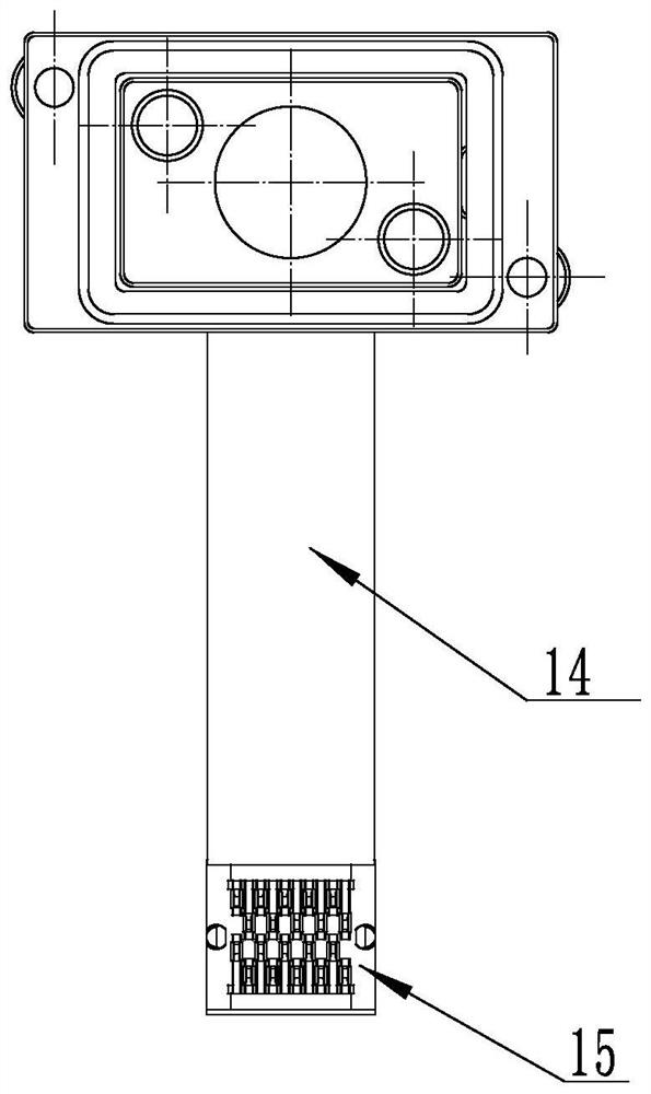 A wireless optical communication connector between boards