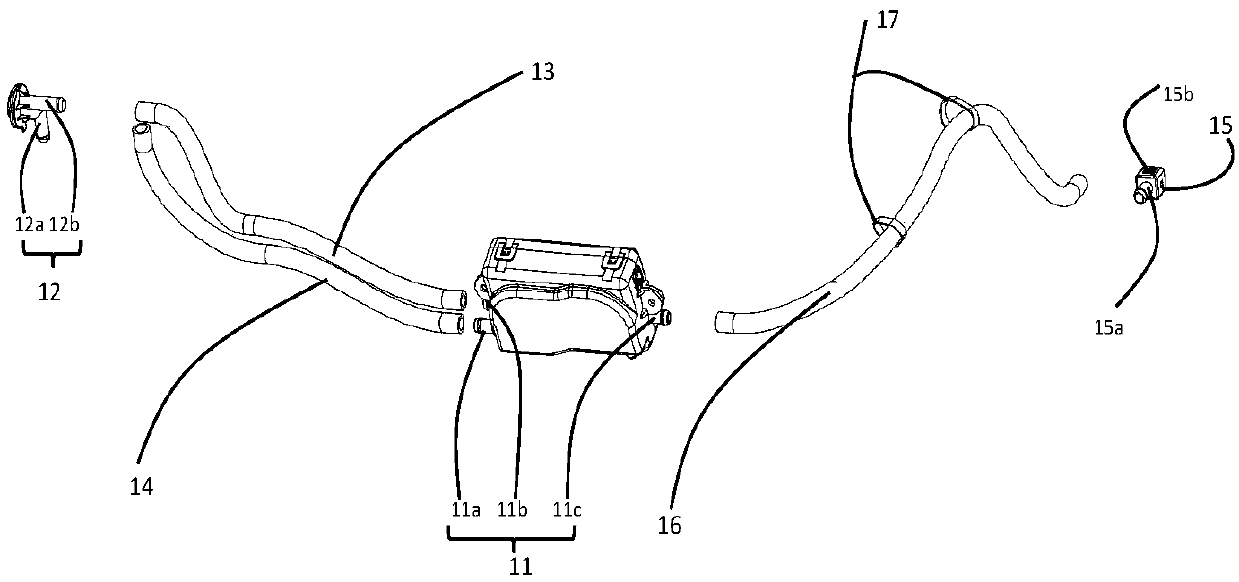 Installation structure of dual-channel air quality detection module