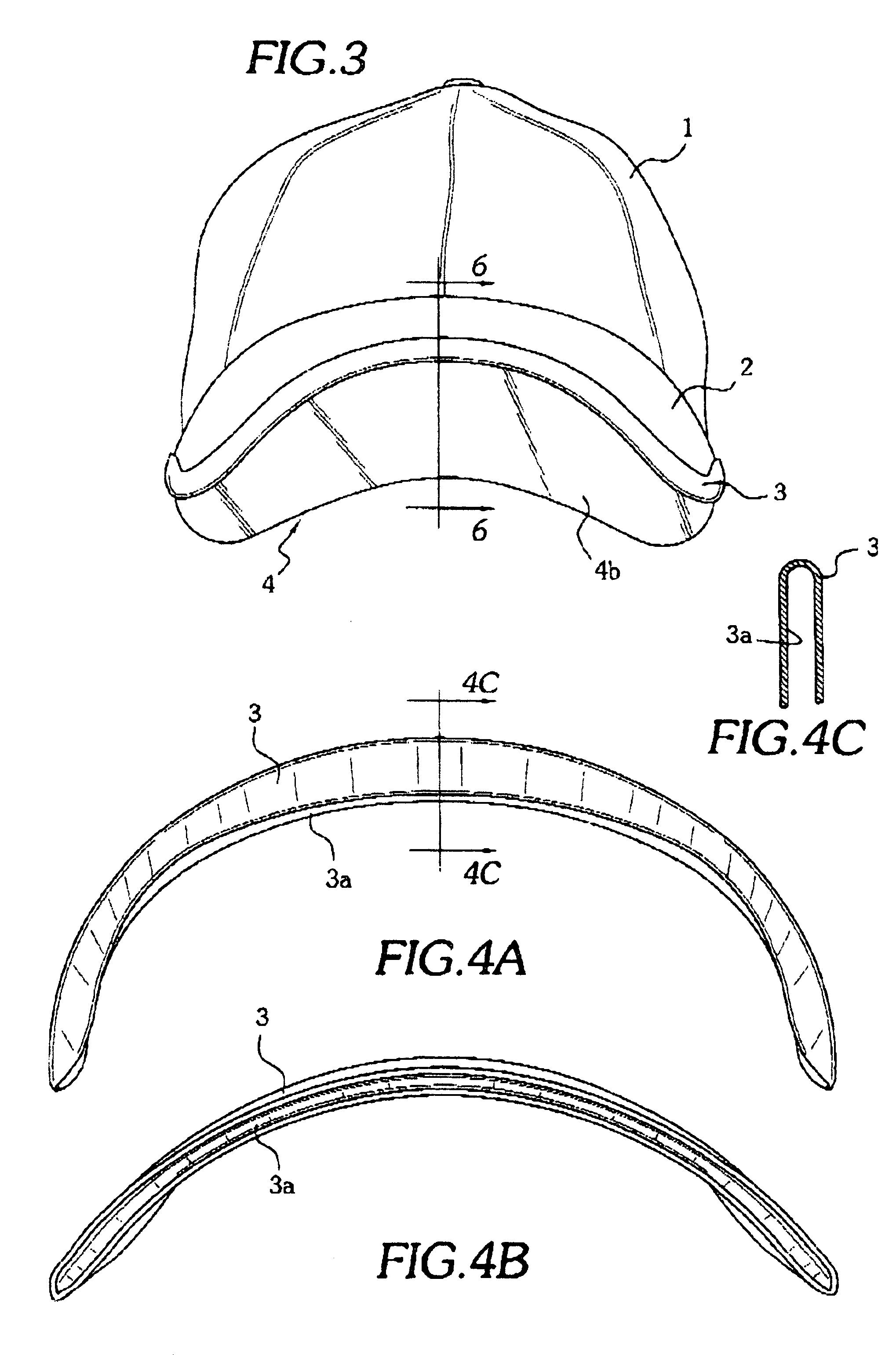 Sunshade for a cap