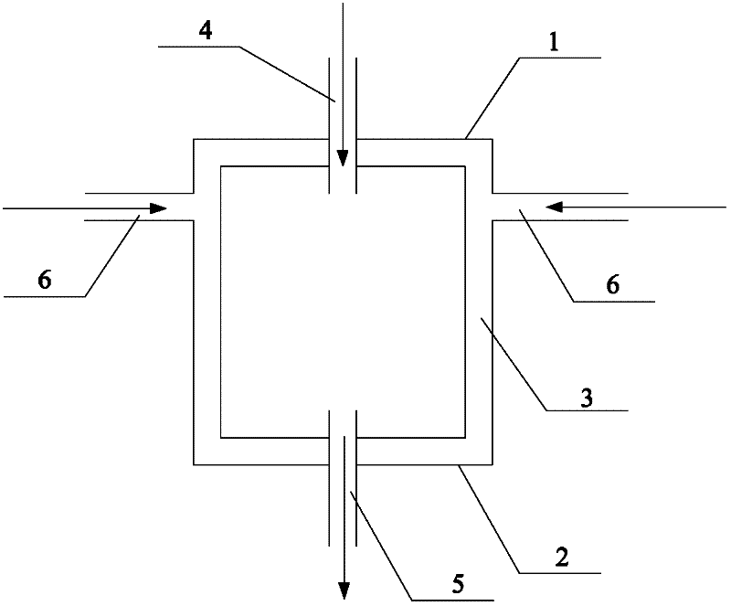 Supercritical water treatment device for treating organic waste and treatment method for organic waste