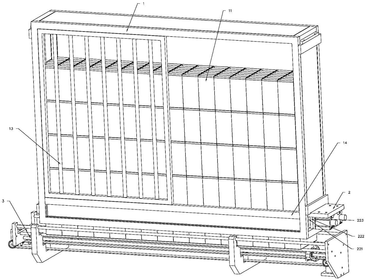 Battery jar feeding method for storage battery production