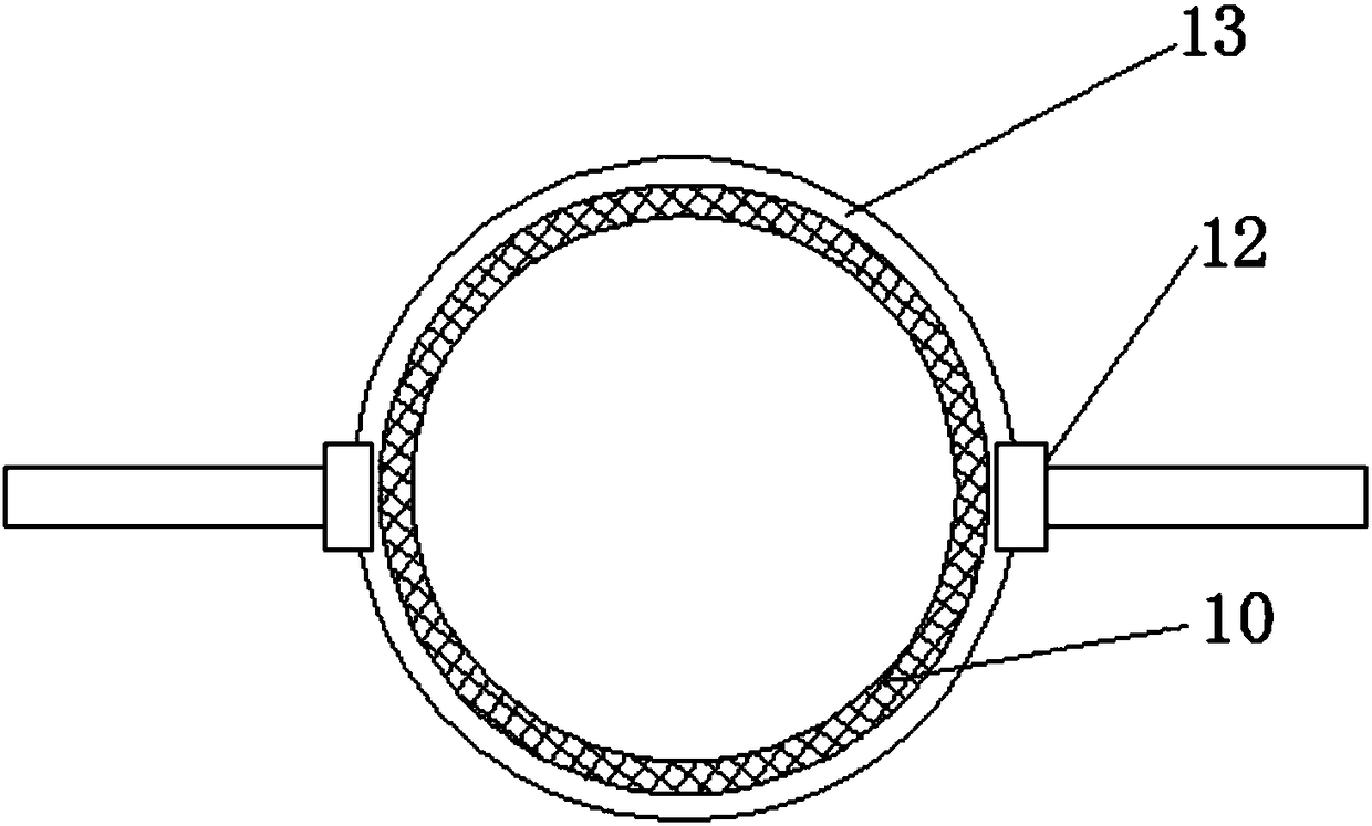 Centrifugal separation type sand screening device