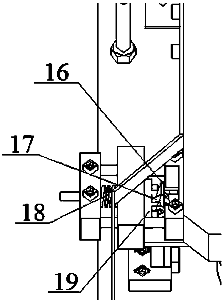 Mold core taking and placing device