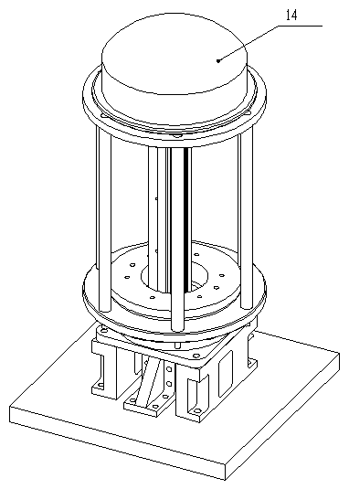 An integrated detection device for compressor barrel and upper outer cover