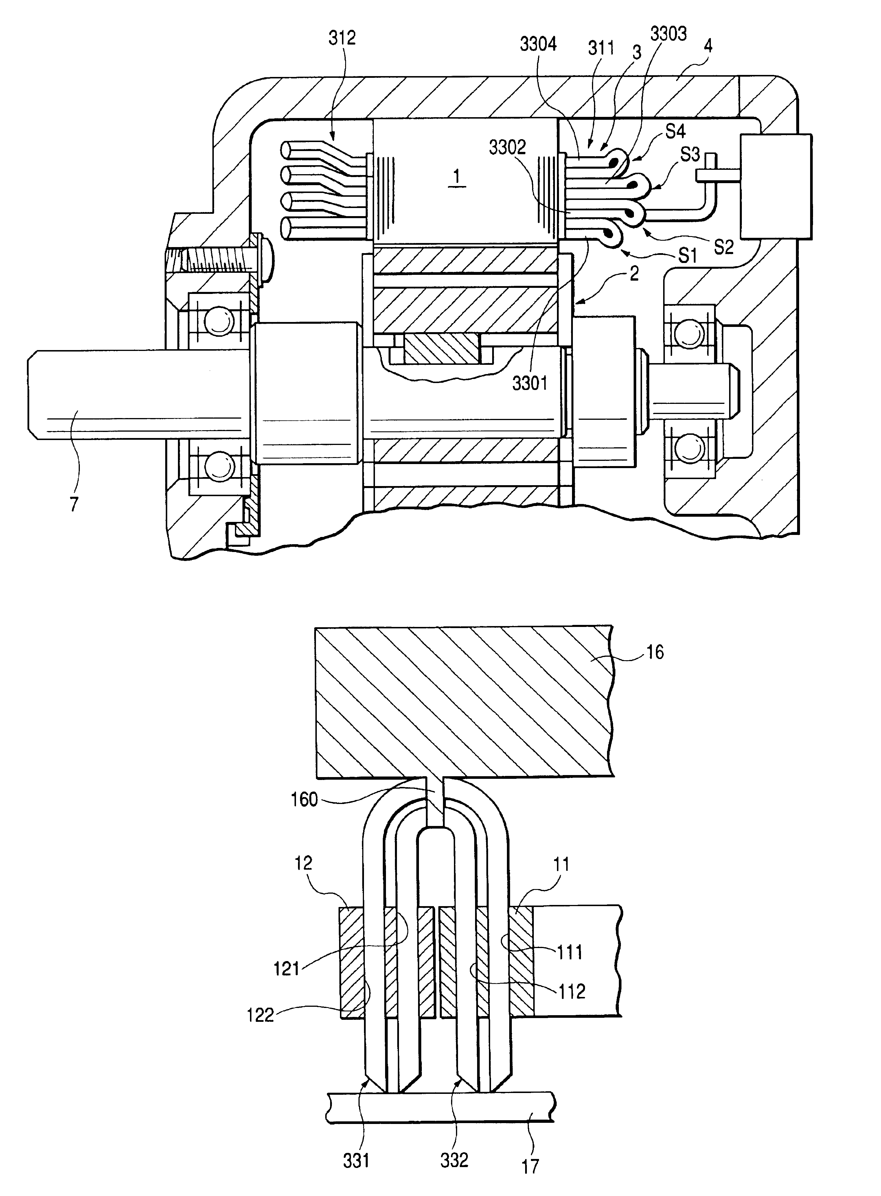 Stator coil made of joined conductor segments for rotary electric machinery and method for manufacturing the same