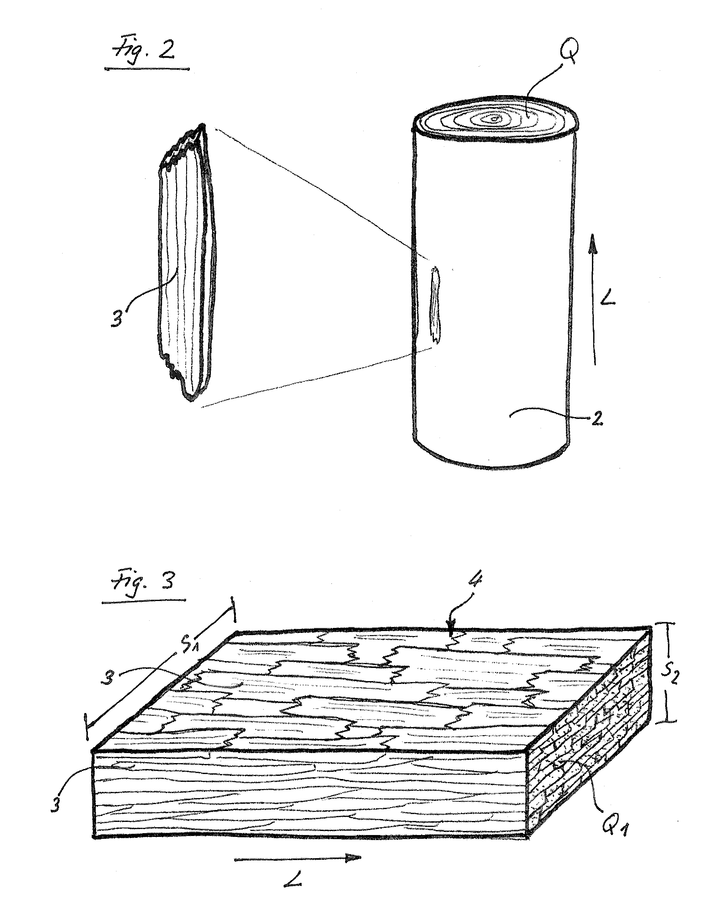 Shaped articles with balsa wood and method of producing them