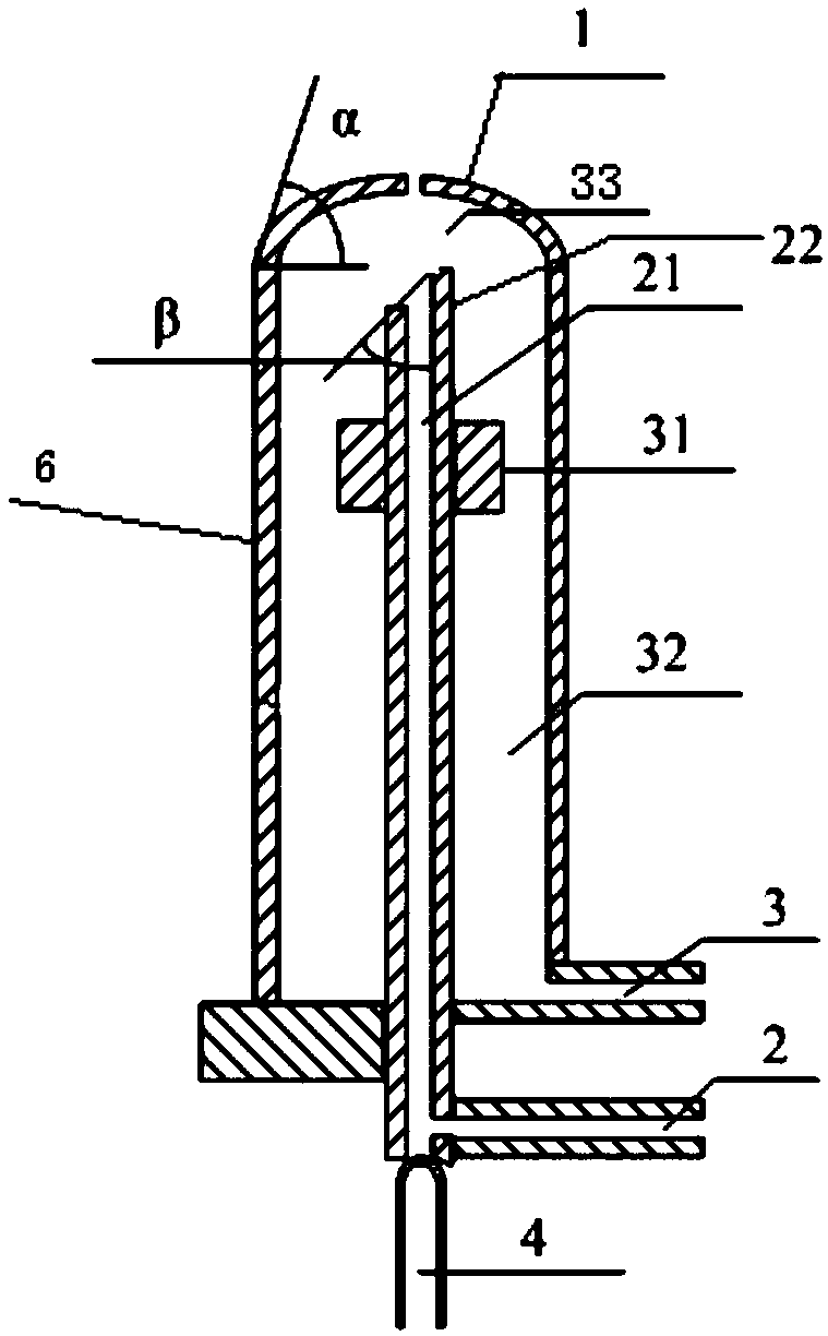 Atomizing nozzle for lift pipe of catalytic cracking device